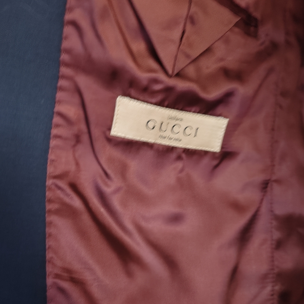 Gorgeous Gucci Navy Blue Men's Blazer (42r US) (52r IT) - Picture 7 of 9